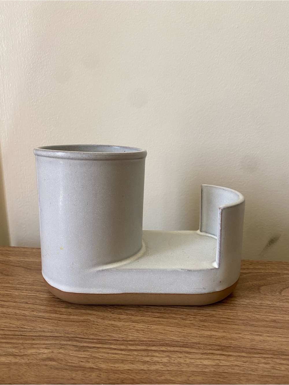 Hearth and Hand Magnolia Ceramic Sink Scrub brush and Soap Dispenser Holder